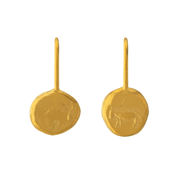 alex-monroe-antelope-fossil-earrings-gold-plate