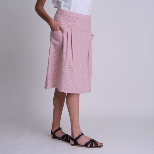 bibico-eve-knee-lenght-skirt-stripe-rust-10