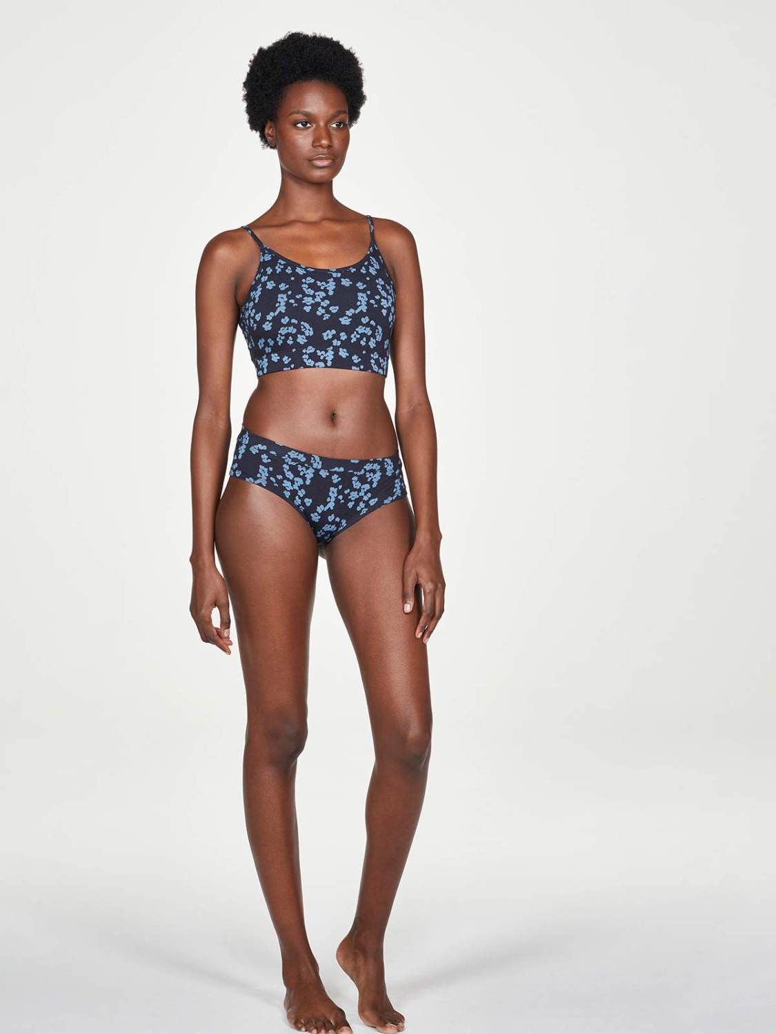 Thought Junetta Bralette Navy - PLAISIRS - Wellbeing and Lifestyle